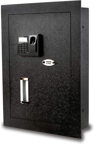 Viking Security Safe VS-52BLX Biometric Fingerprint Hidden Wall Safe - Lot 77