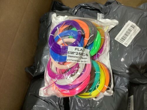 Lot of (20) PLA Filament, 25 pcs  - Lot 373
