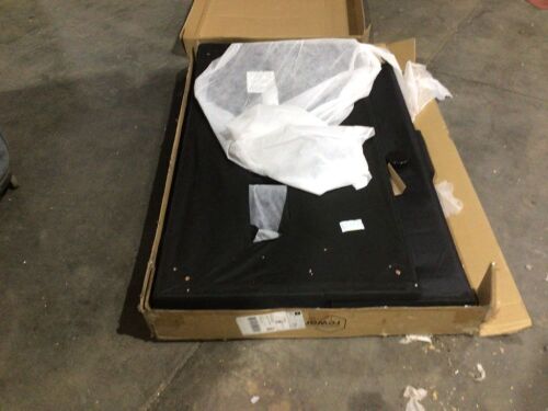 Linen Upholstered Convertible Sofa Bed Futon w/ 2 Cupholders - Small Tear on Seat  - Lot 401