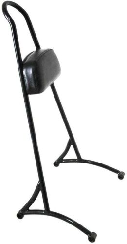 XJMOTO Gloss Black 20'' Tall Sissy Bar with Backrest Pad Compatible with Harley Davidson Sportster 883 1200 XL Models 2004-2020 - Lot 513