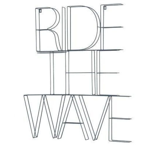 Pillowfort 28" x 35" Ride The Wave Wire Wall Decor  - Lot 648