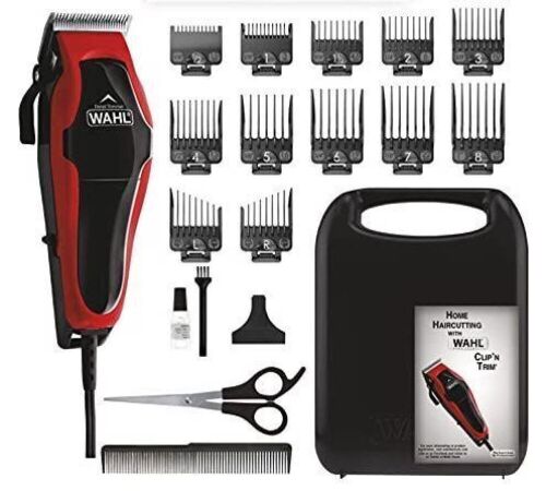 Wahl Clip 'N Trim 2 in 1 Hair Clipper Kit with Self-Sharpening Blade  - Lot 853
