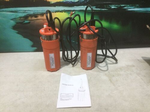 Lot of (2) Eco-Worthy 24V Deep Well Submersible Pumps - 1 New, 1 Used  - Lot 870