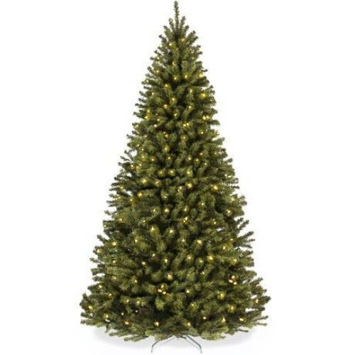 6' Pre-Lit Artificial Spruce Christmas Tree w/ Incandescent Lights - Lot 872