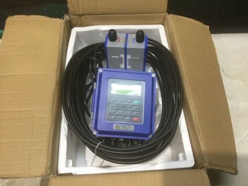 HFBTE TUF-2000B Ultrasonic Flow Meter Flowmeter DN25 100mm TS-2 Small Size Clamp-on Transducer - Lot 909