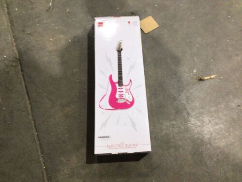 Kids Electric Guitar Toy Play Set w/ 6 Songs, Microphone, Amp - Lot 1023