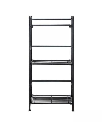 FlipShelf 3 Shelf Narrow Storage Shelf, No Assembly - Lot 1040